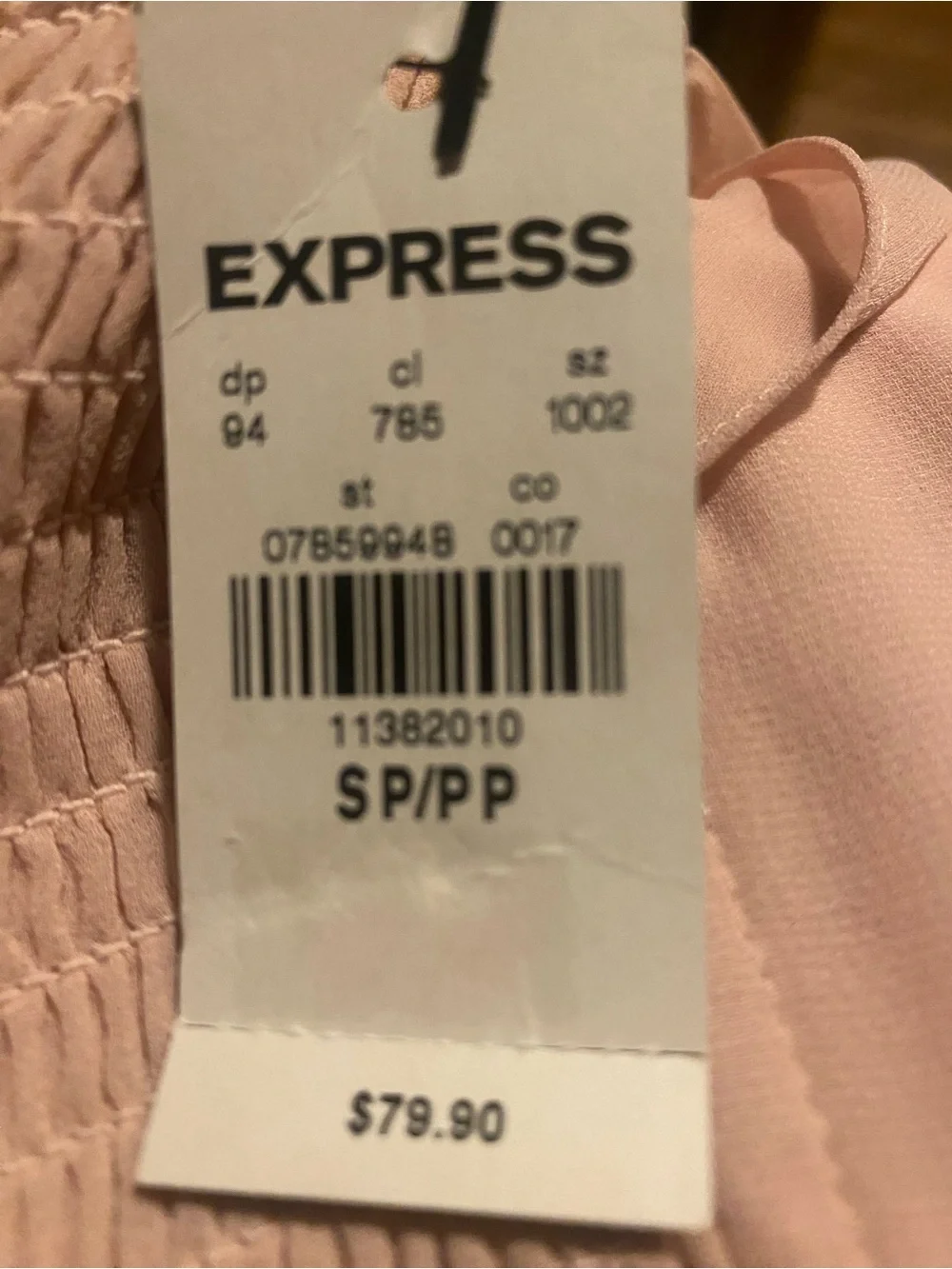 Express Blush Pink Floral Midi Slip Dress